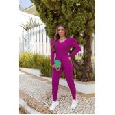 BLUSA MANGA LONGA PUFF - Fucsia