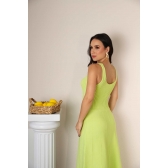 Vestido Malu - Verde Lima